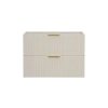 Szafka pod umywalkę wisząca kaszmir 80 cm szuflady ADEL CASHMERE 82-80-2S, Comad